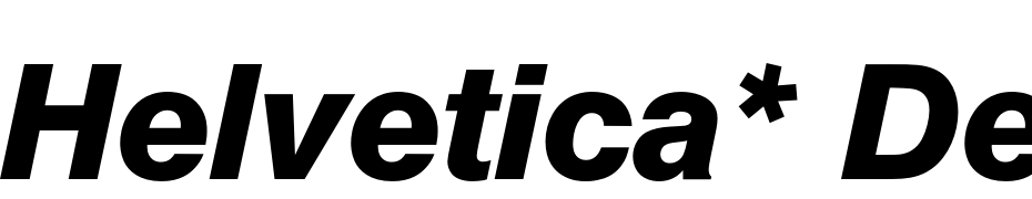 Helvetica* Demi Bold Italic cкачати шрифт безкоштовно